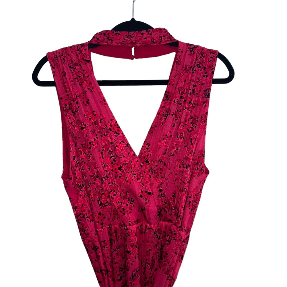 NEW NWT Alice + Olivia Aggie Maxi Dress Bright Pink Multi - Picture 5 of 15
